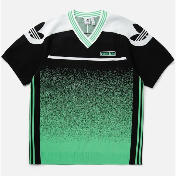 Adidas Originals Basketball Jersey Dress Black Green JJ3144 Women’s M Rare - Picture 2 of 15